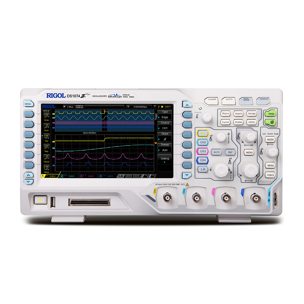 Rigol DS1074Z Plus - Осциллограф 70 МГц, 4+16 каналов